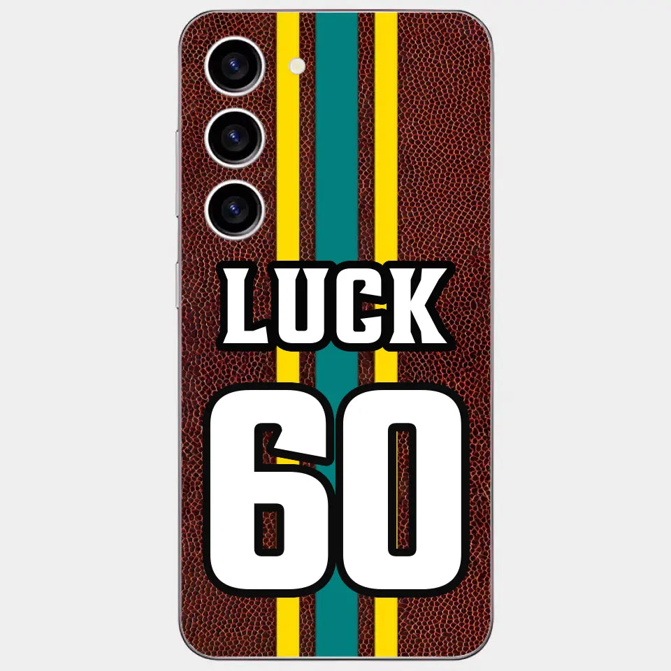 Personalized Football Phone Cases Custom Name And Number Player All Over Print Cases