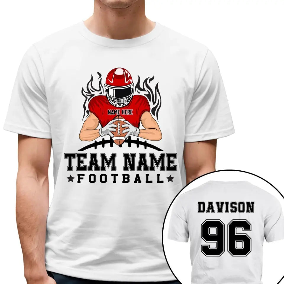 American Football Team Shirt - Football Game Days Custom Shirt Gift For Football Player Football Lovers