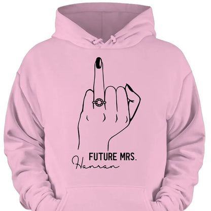 Future Mrs Ring Finger Tee - Bride To Be Shirt -  Fiance Shirt  - Bachelorette Party Tee For The Bride - Bridal Shower Shirt  - Bride Gift