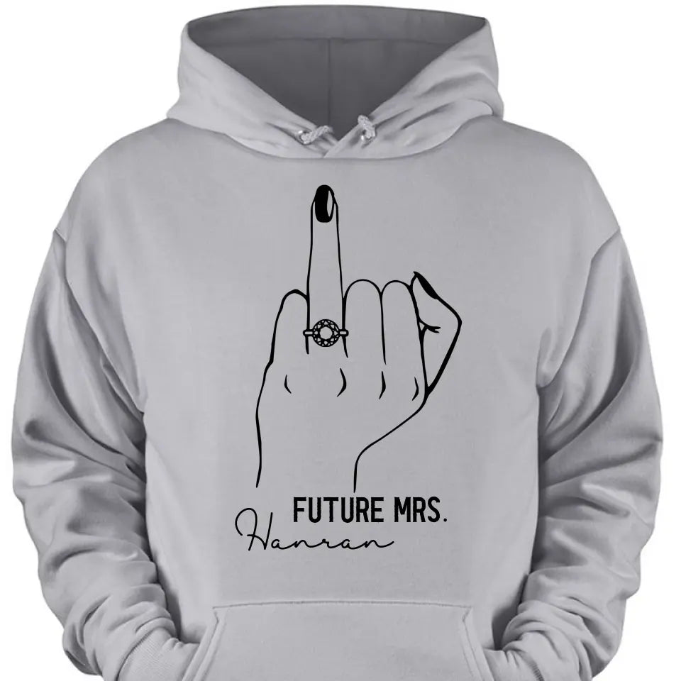 Future Mrs Ring Finger Tee - Bride To Be Shirt -  Fiance Shirt  - Bachelorette Party Tee For The Bride - Bridal Shower Shirt  - Bride Gift