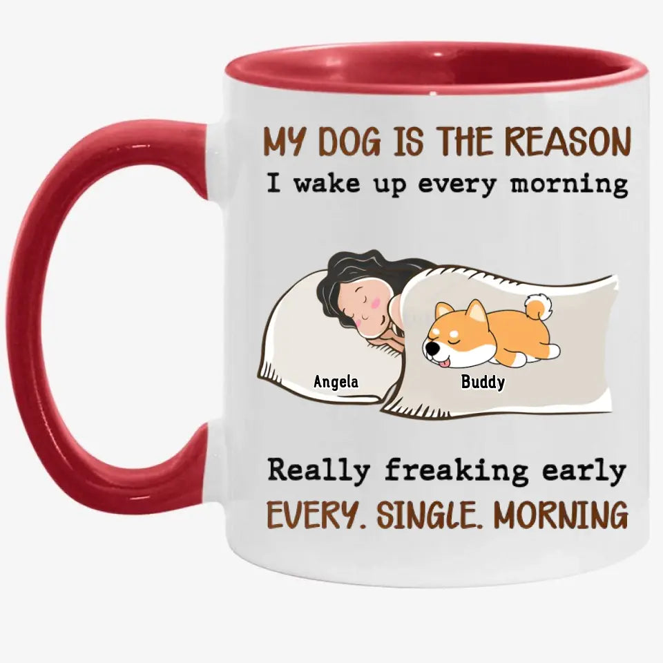 My Pet Is The Reason - Personalized Custom Coffee Mug