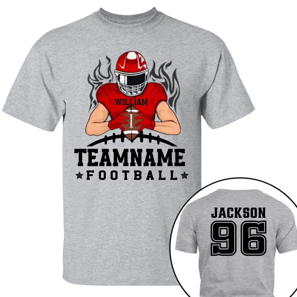 American Football Team Shirt - Football Game Days Custom Shirt Gift For Football Player Football Lovers