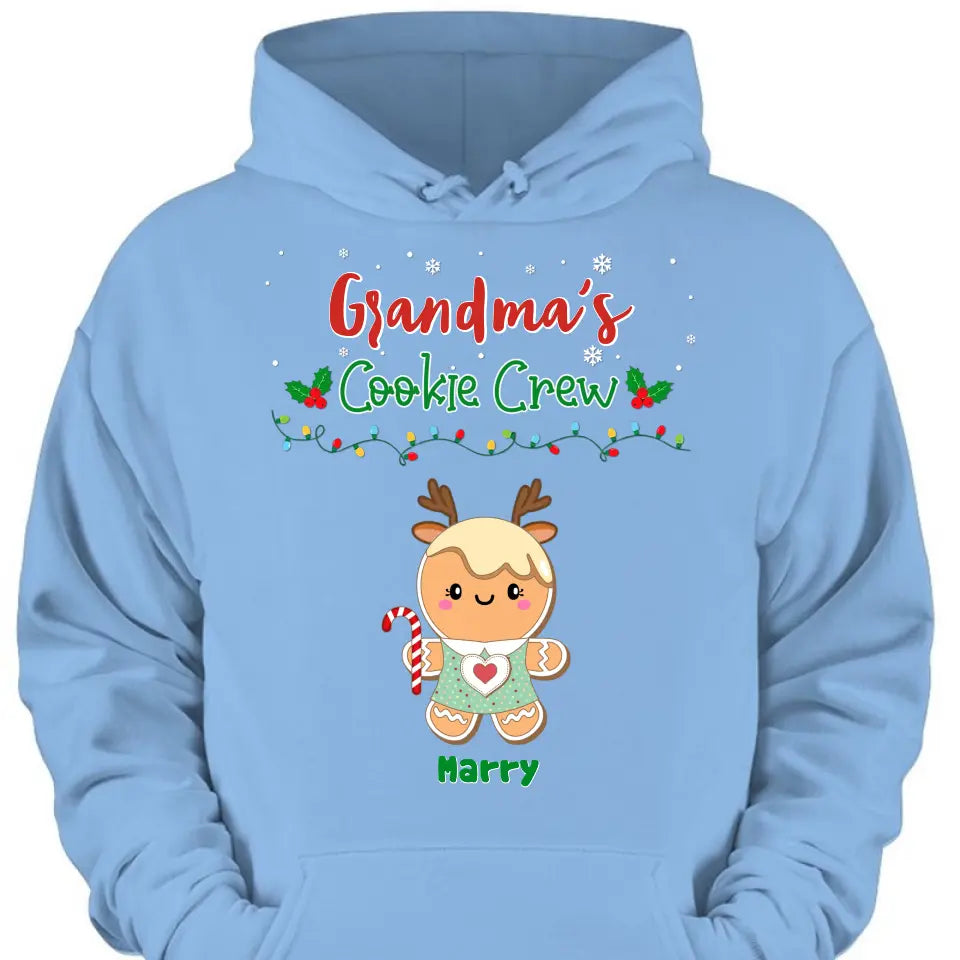 Grandma's Cookie Crew - Personalized Clothes - Christmas Gift for Grandma and Family
