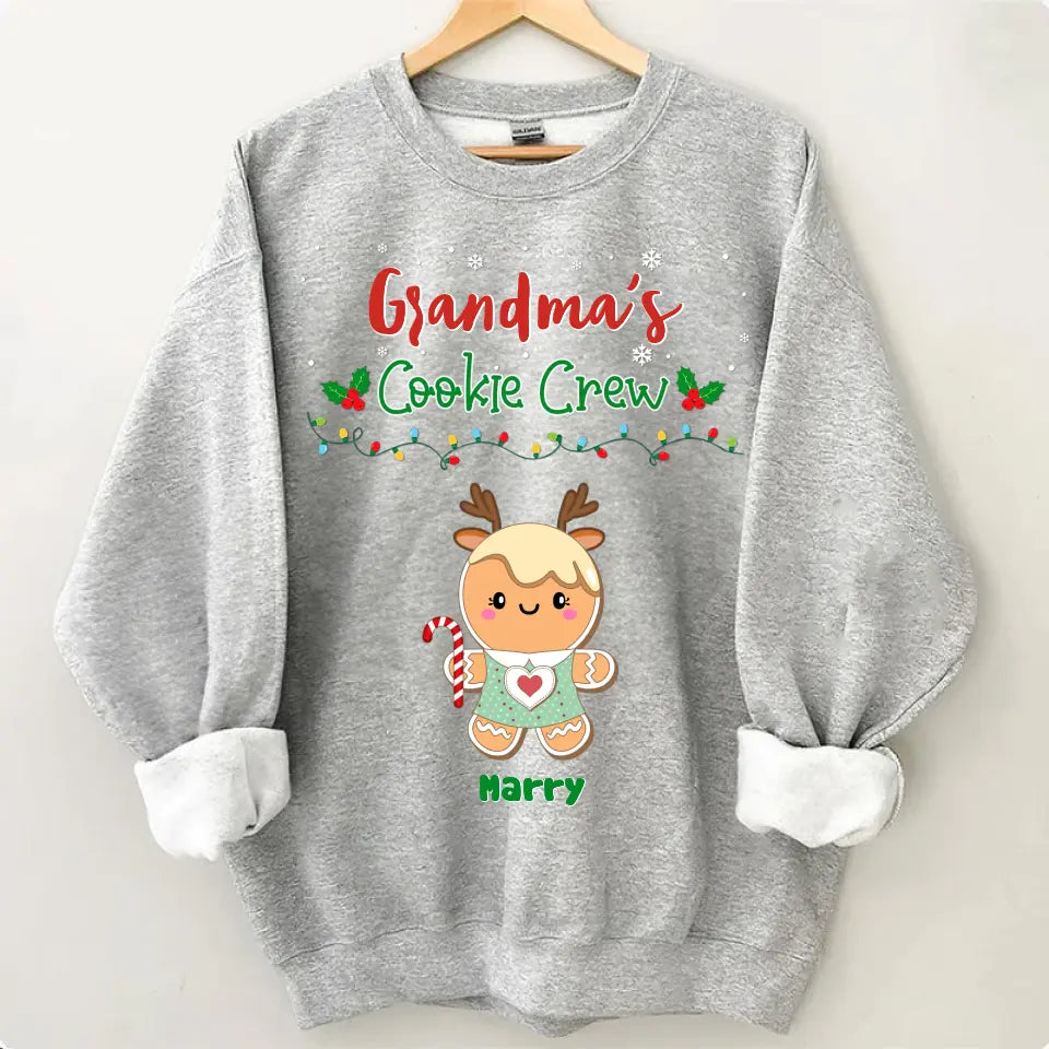Grandma's Cookie Crew - Personalized Clothes - Christmas Gift for Grandma and Family