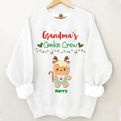 Grandma's Cookie Crew - Personalized Clothes - Christmas Gift for Grandma and Family