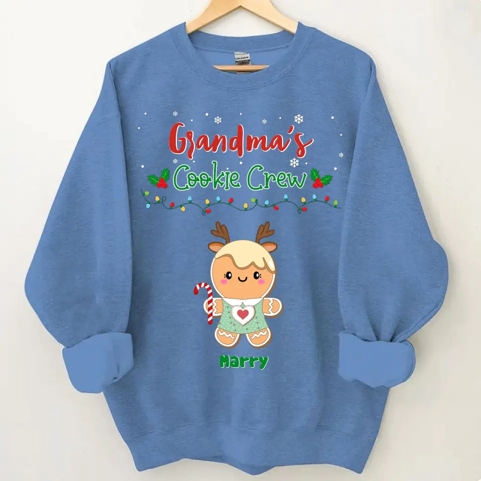 Grandma's Cookie Crew - Personalized Clothes - Christmas Gift for Grandma and Family