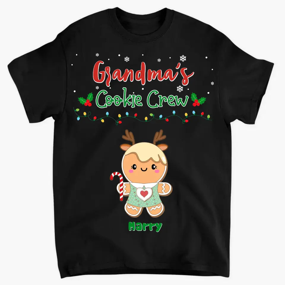 Grandma's Cookie Crew - Personalized Clothes - Christmas Gift for Grandma and Family