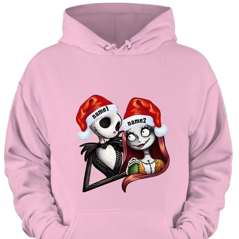 Ghost Couple with Name, Skull Personalized Sweatshirt