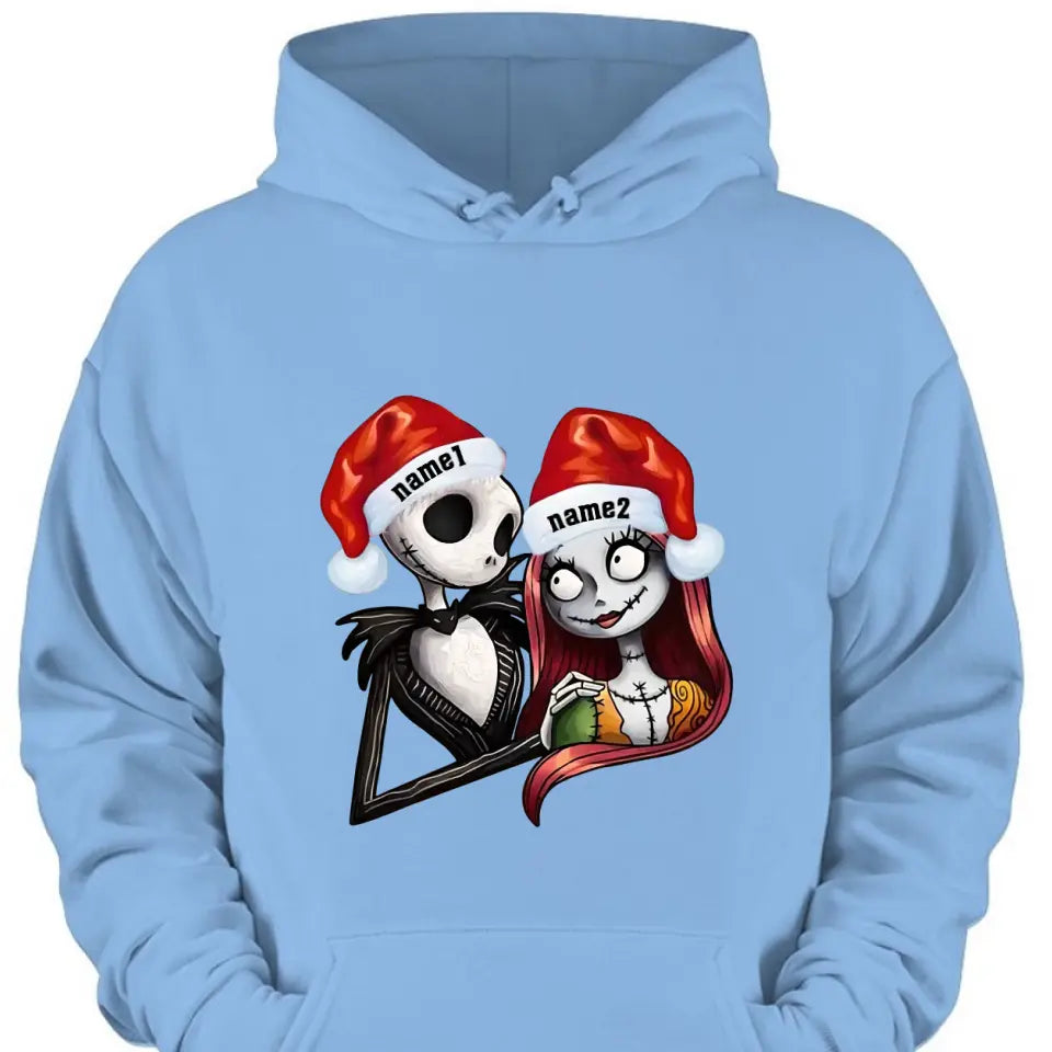 Ghost Couple with Name, Skull Personalized Sweatshirt
