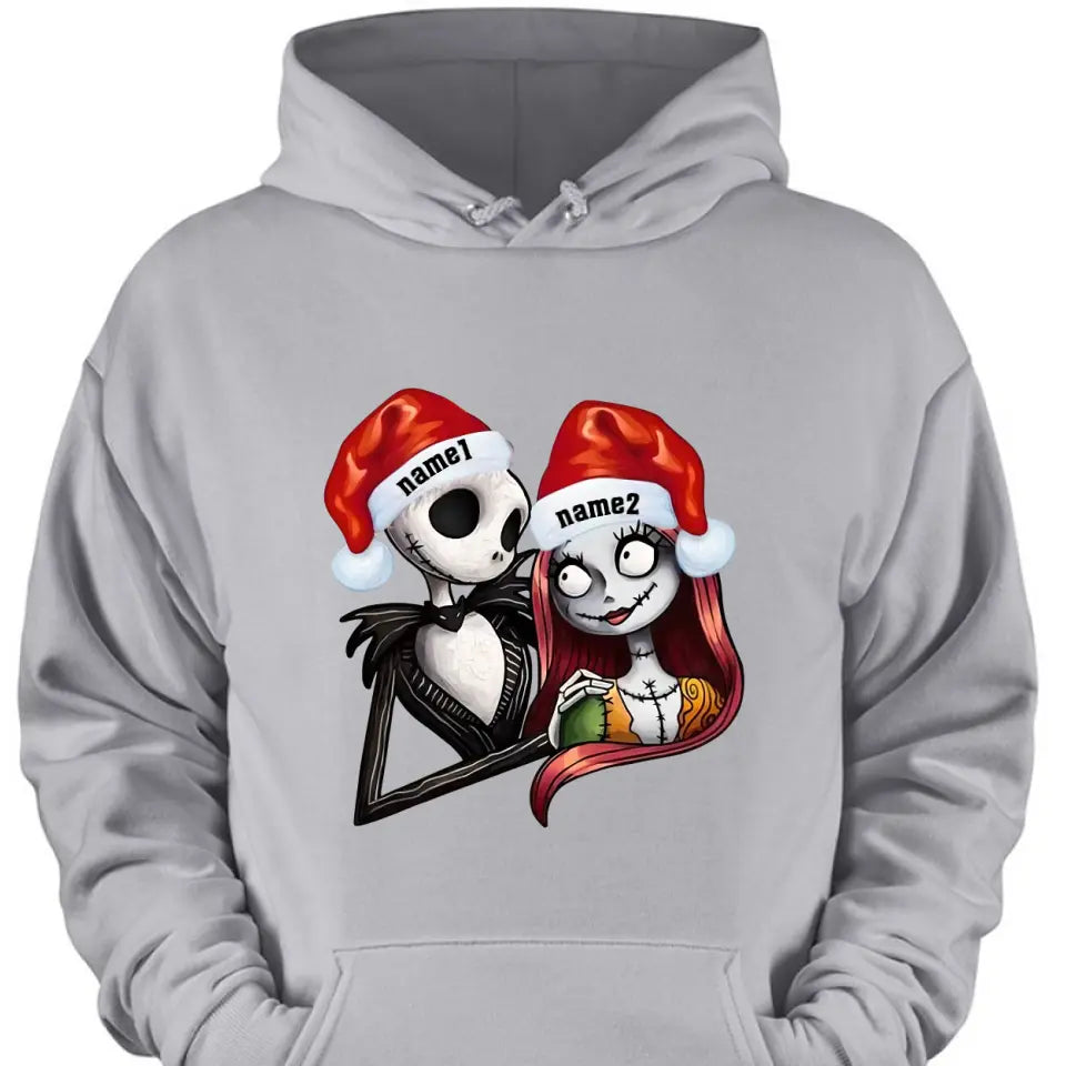 Ghost Couple with Name, Skull Personalized Sweatshirt