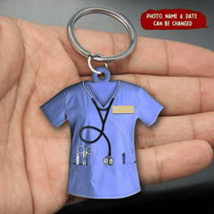 Nurse Nutrition Facts - Gift For Nurses - Personalized Custom Acrylic Keychain